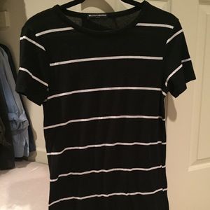 Black and white striped brandy Melville dress
